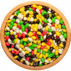 Семечки в разноцветной шоколадной глазури